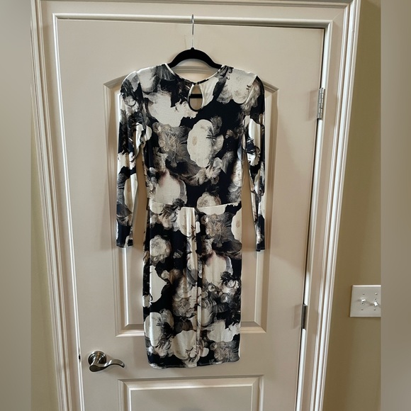ABS Allen B Schwartz floral tulip hem dress - Picture 4 of 4